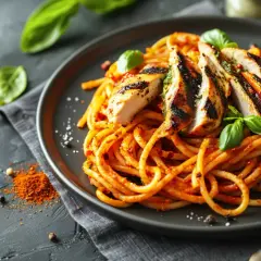 Makaron z pesto czerwonym: Smaczny i szybki przepis