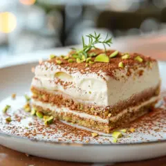 Pistacjowe tiramisu: Pyszny i oryginalny deser włoski