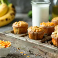 Muffinki bananowe bez cukru: Zdrowa i pyszna przekąska
