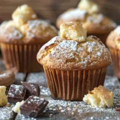 Muffinki z białą czekoladą w środku: Pyszny i zaskakujący deser