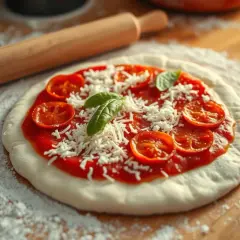 Pizza na kamieniu: Idealne ciasto i chrupiący spód