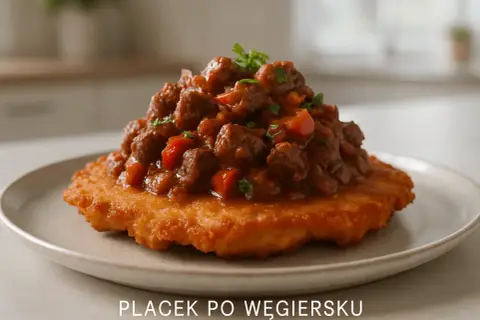 Pyszny gulasz do placka po węgiersku. Prosty przepis krok po kroku