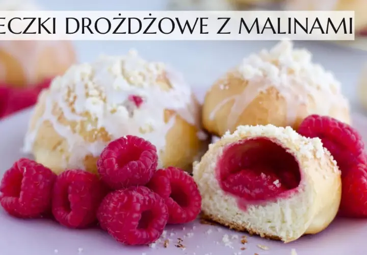Placek drożdżowy z malinami: Słodki przysmak na lato