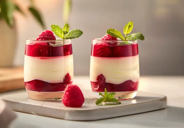 Pannacotta z galaretką: Pyszny i efektowny deser