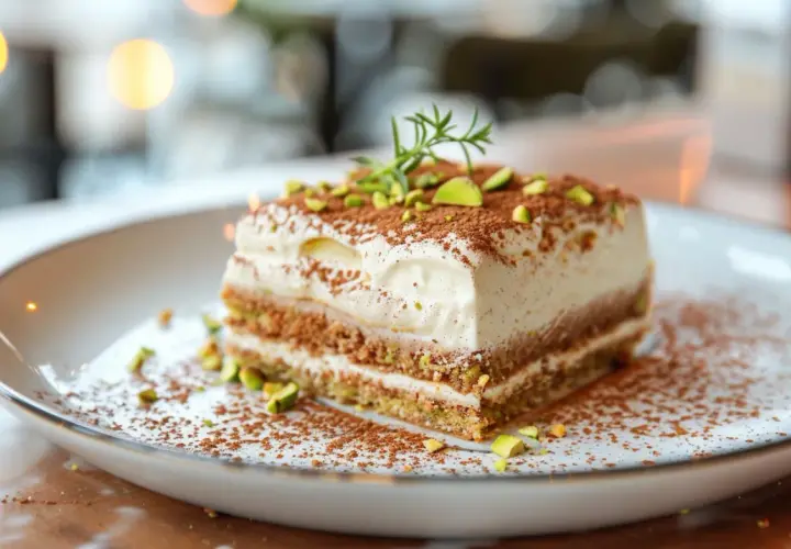 Pistacjowe tiramisu: Pyszny i oryginalny deser włoski