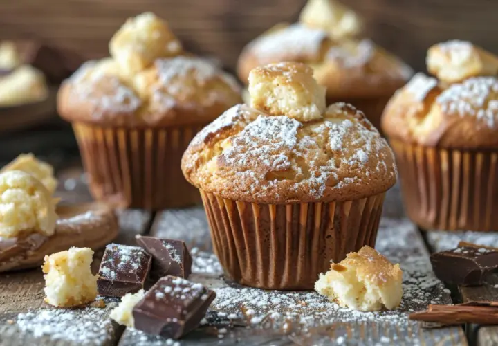 Muffinki z białą czekoladą w środku: Pyszny i zaskakujący deser