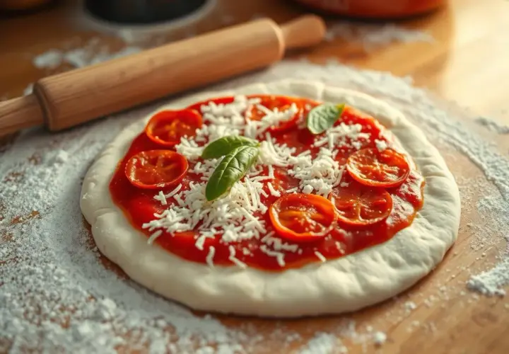 Pizza na kamieniu: Idealne ciasto i chrupiący spód