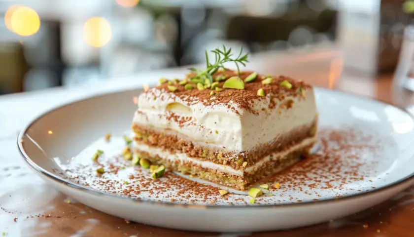 Pistacjowe tiramisu: Pyszny i oryginalny deser włoski