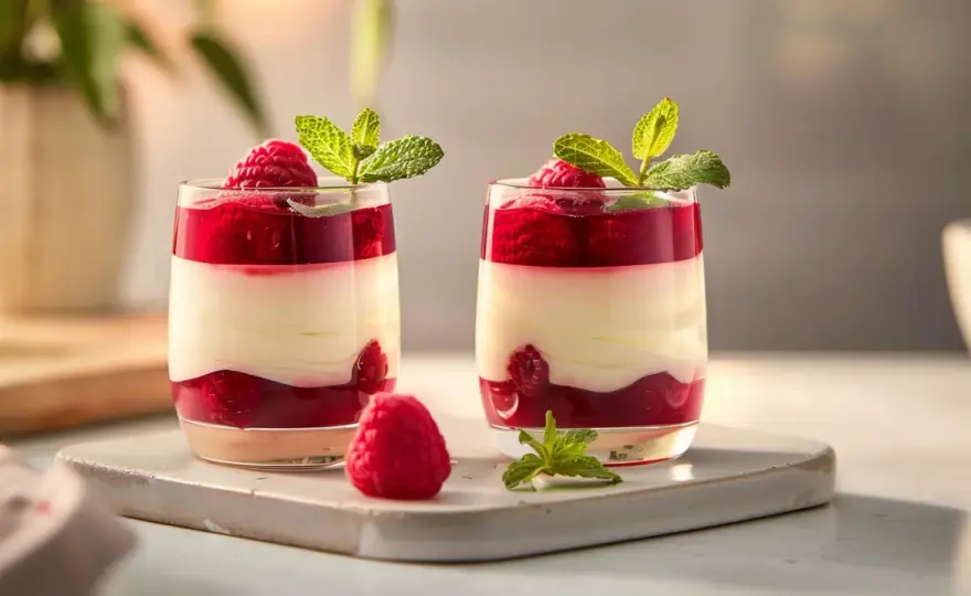 Pannacotta z galaretką: Pyszny i efektowny deser
