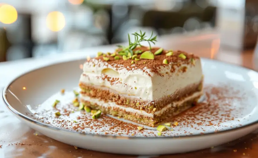 Pistacjowe tiramisu: Pyszny i oryginalny deser włoski