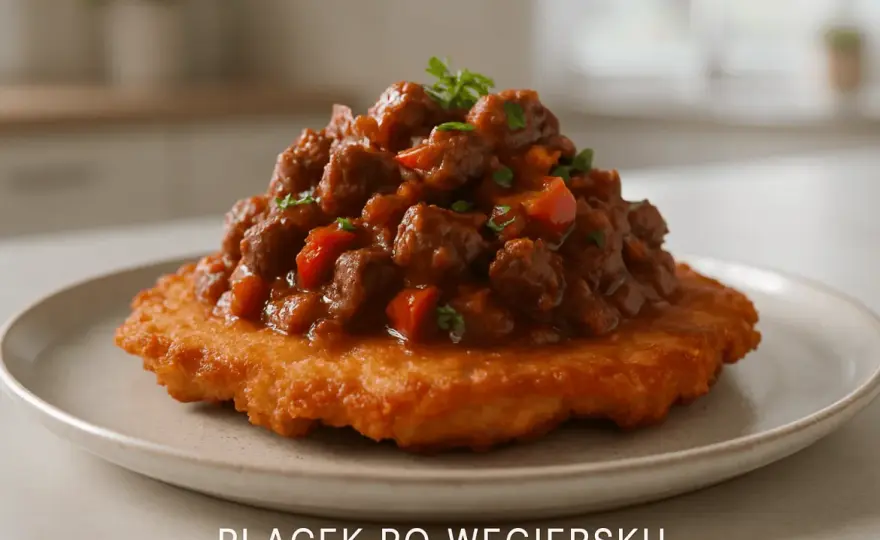 Pyszny gulasz do placka po węgiersku. Prosty przepis krok po kroku