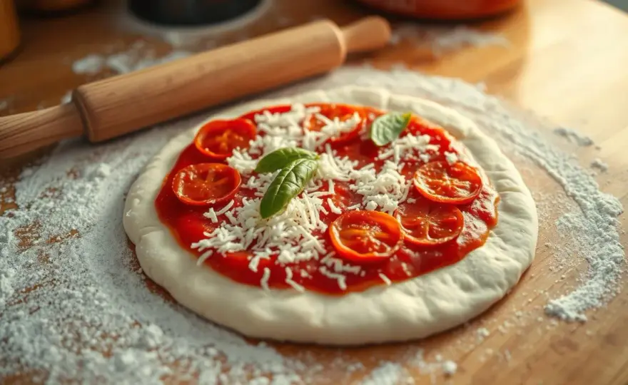 Pizza na kamieniu: Idealne ciasto i chrupiący spód